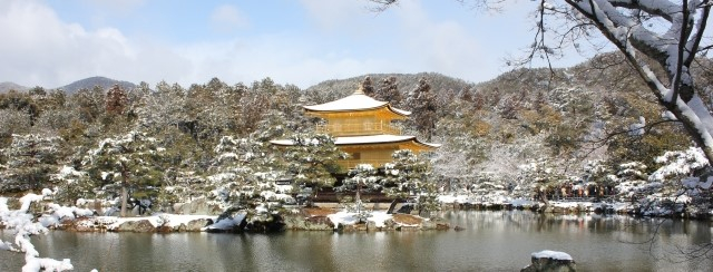 金閣寺冬