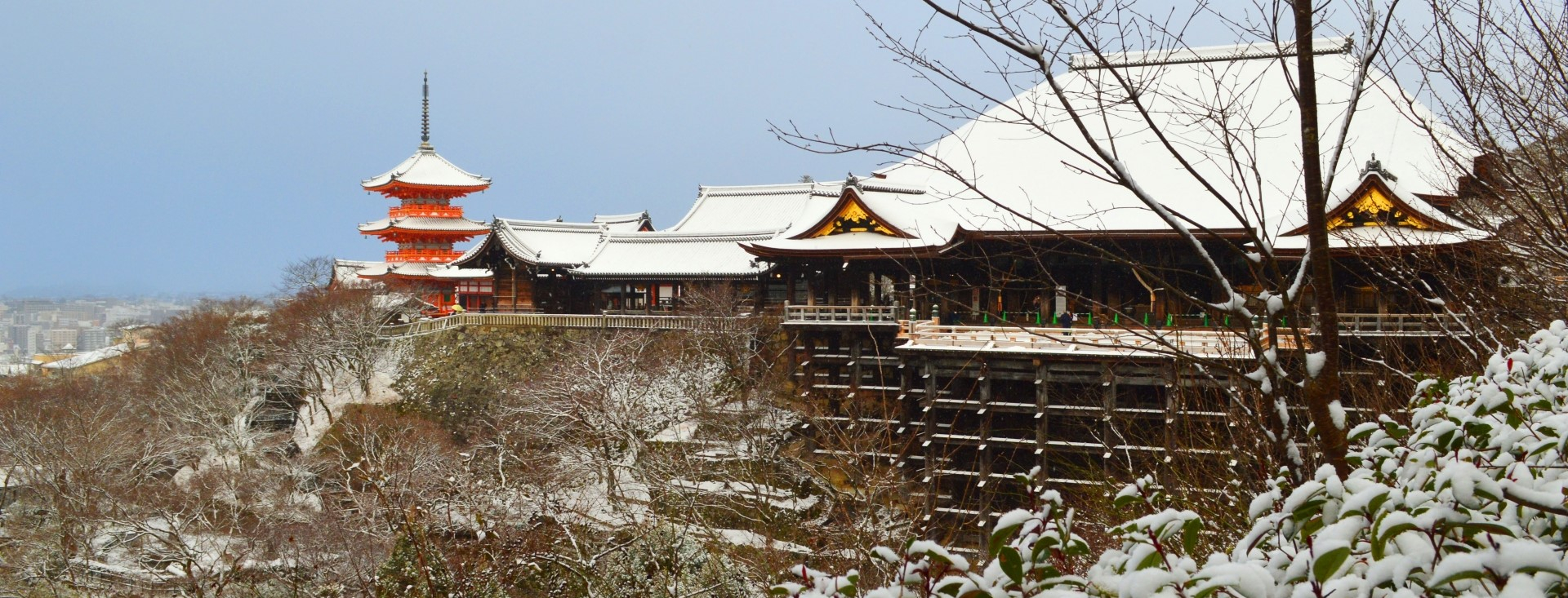 清水寺　雪
